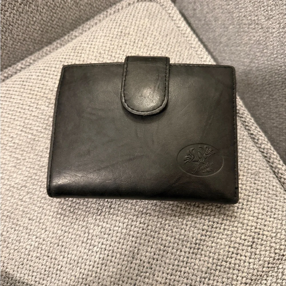 Buxton Black Leather Wallet